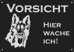 Altdeutscher Schäferhund | Aluminium Warnschild